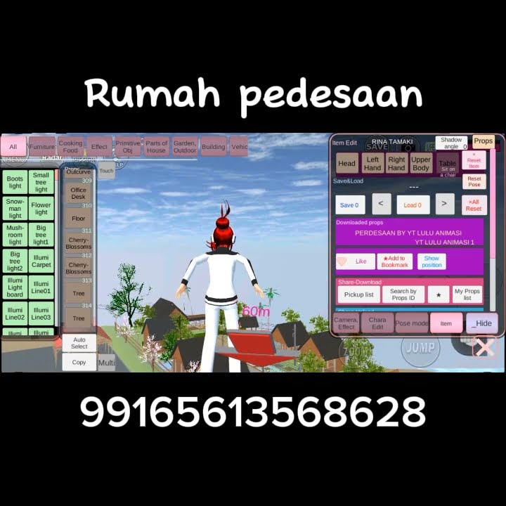 id Sakura School Simulator part 10 || rumah pedesaan || #sakuraschoolsimulator #sss