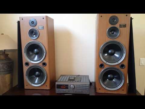 Technics SB-A53 Twin Woofer Floor Speakers For Sale On eBay - YouTube