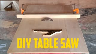 HOW TO MAKE HOMEMADE TABLE SAW WITH CIRCULAR SAW(Paano Gumawa Ng DIY Table Saw)(DIY Table Saw) DCA