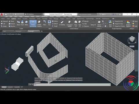 Autodesk AutoCAD: How to use Surface Fillet Command in Autodesk AutoCAD
