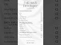 Full Stack Developer : ROADMAP!