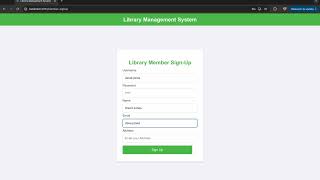 Full Library Management System | SELECT, INSERT, UPDATE queries Update