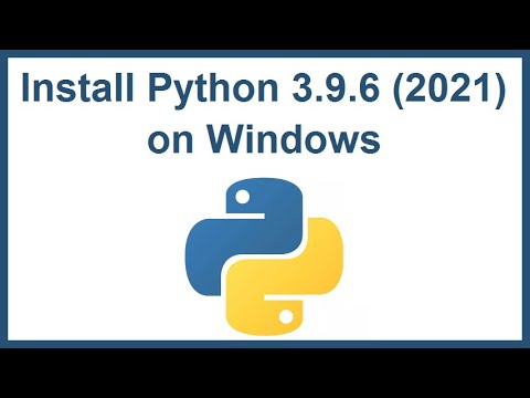 How to install Python 3.9.6 on Windows
