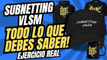 COMO HACER SUBNETTING Y VLSM? | CISCO CCNA, SUBREDES, SUBNETEO, EJERCICIO REAL