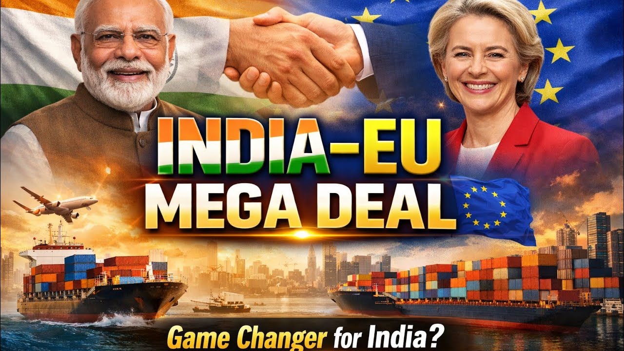 India–EU Mega Trade Deal | Biggest Economic Shift for India?