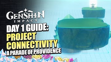 How To Play Project Connectivity Day 1 Event Guide | Construction & Test Mode Solution | Genshin 3.6