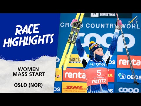 Frida Karlsson adds Oslo 50k to her trophy cabinet | FIS Cross Country World Cup 23-24