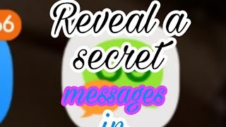 Reveal the secret inbox of Go SMS pro apps. screenshot 1