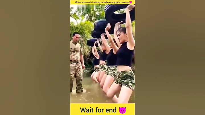 China girl army training vs India girl army training - DayDayNews