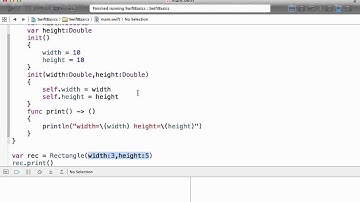 Swift Initializers Parameters Local and External Names