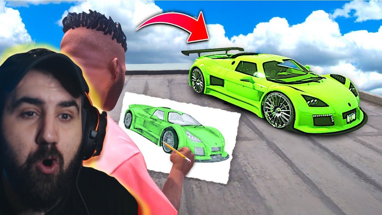 هەر وێنەیەک دروست ئەکەم ئەبێتە ڕاستی GTA 5 But Whatever I Draw Comes To LIFE