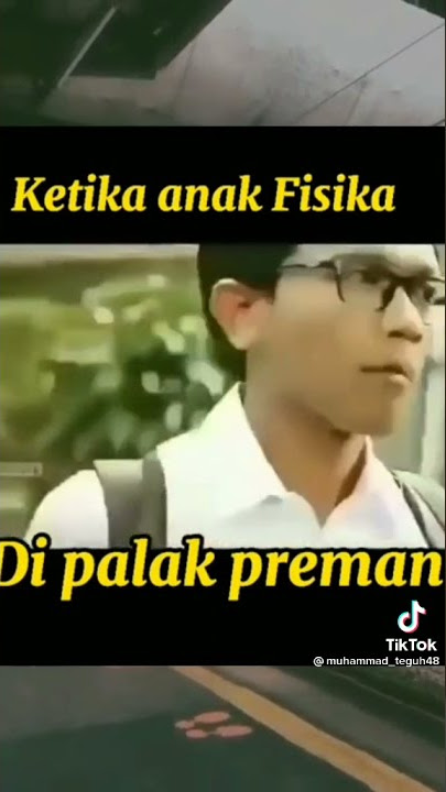 ketika anak fisika dipalak preman