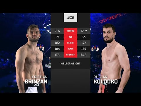 Видео: LIVE....Кристиан Бринзан vs. Руслан Колодко | Cristian Brinzan vs. Ruslan Kolodko | ACA 155