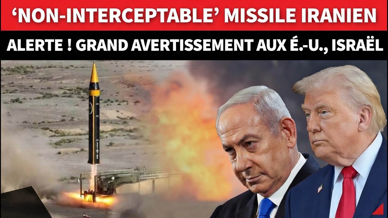 « MENACE HYPERSONIQUE IMPARABLE » : L'Iran annonce une manœuvre balistique susceptible de choquer...