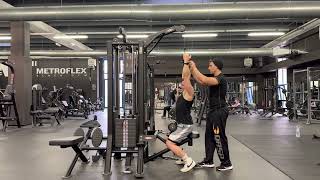 Fabio Rossi - Lat Machine With Mag Grip Medium Grip Pronate - Iii Set - 60Kg