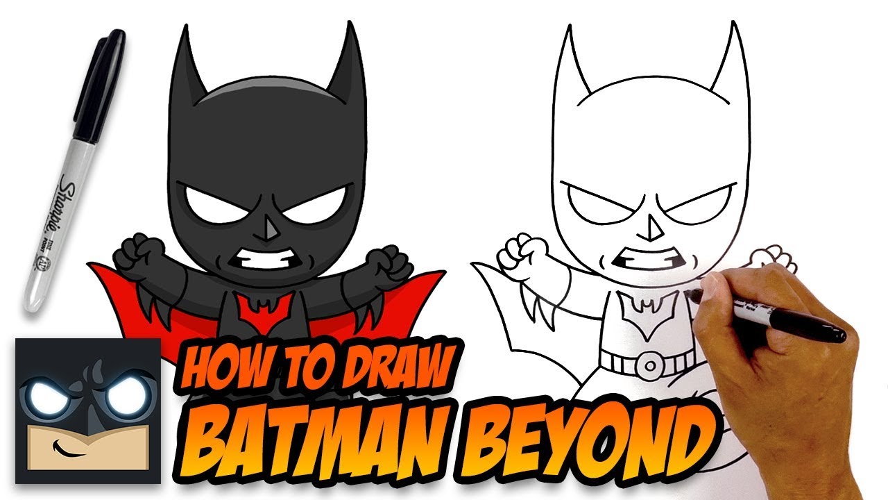 How to Draw Batman Beyond | Step-by-Step Tutorial - YouTube | Dragon ball  painting, Batman drawing, Drawings