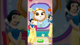 Princess Snow white ️|| makeover with Angela  ️ #shortvideo #princess #viral