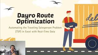Travelling Salesman Problem(TSP) solved in Excel using OpenSolver, VBA, and APIs.