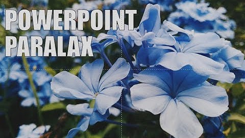 🔥🔥HOW TO CREATE POWERPOINT😎PARALAX EFFECT🔥