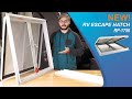 RV Escape Hatch Roof Vent 23x23