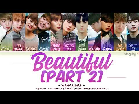 Lirik Wanna One - Beautiful Part ll Terjemahannya 