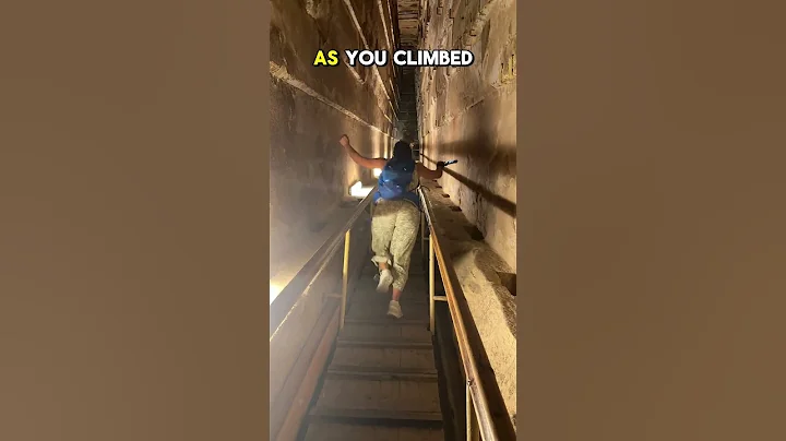 What it’s like inside the Great Pyramids of Giza! #pyramidsofegypt #egypt #gizapyramids