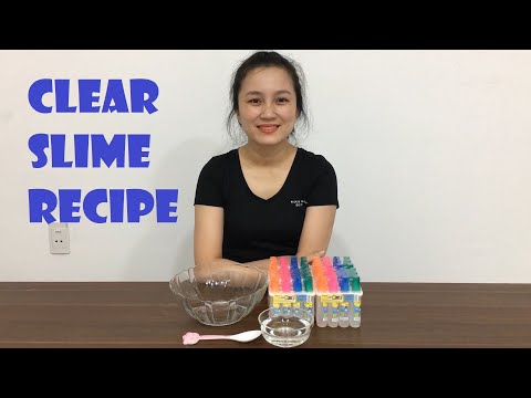 how-to-make-clear-slime!-easy-slime-recipe-#2-|-slime-mixing