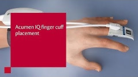 Acumen IQ finger cuff placement video