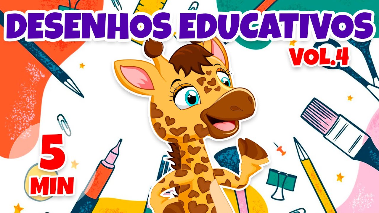 Desenhos Educativos Vol. 4 - Giramille 5 min | Desenho Animado Musical ...