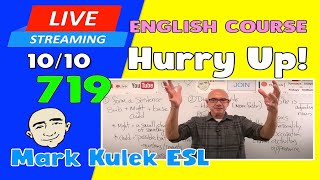 English Class #719 | Live Stream English Class - Mark Kulek ESL
