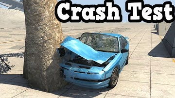 BeamNG Drive 0.4.1.2 - Crashing Into a Tree