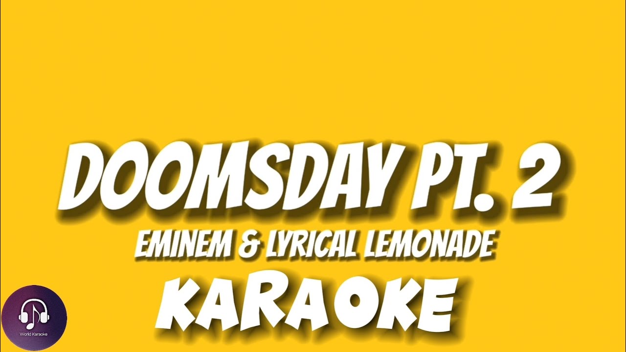 Eminem - Doomsday part 2 (Benzino Diss) ( Karaoke ) Lyrics Instrumental (Lyrical Lemonade) Type Beat