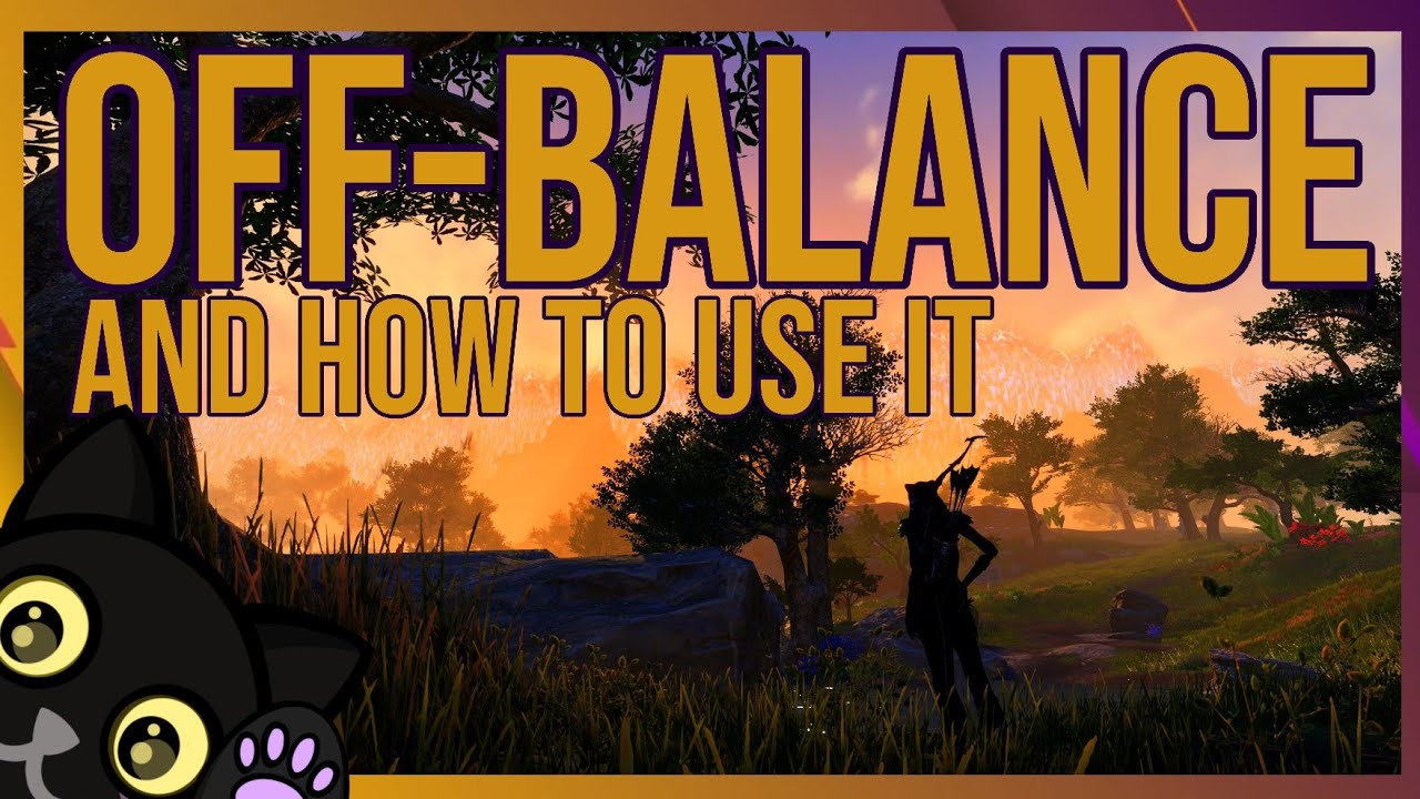 Off-Balance and How to Use it in the Elder Scrolls Online