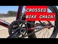 THIS DOESN’T END WELL.. CROSSED CHAIN BMX! (WILL IT RIDE?)