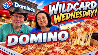 WE TRIED DOMINO’S NEW “DOMINO”! 🍕 is This Their Next BIG Hit Wildcard Wednesday