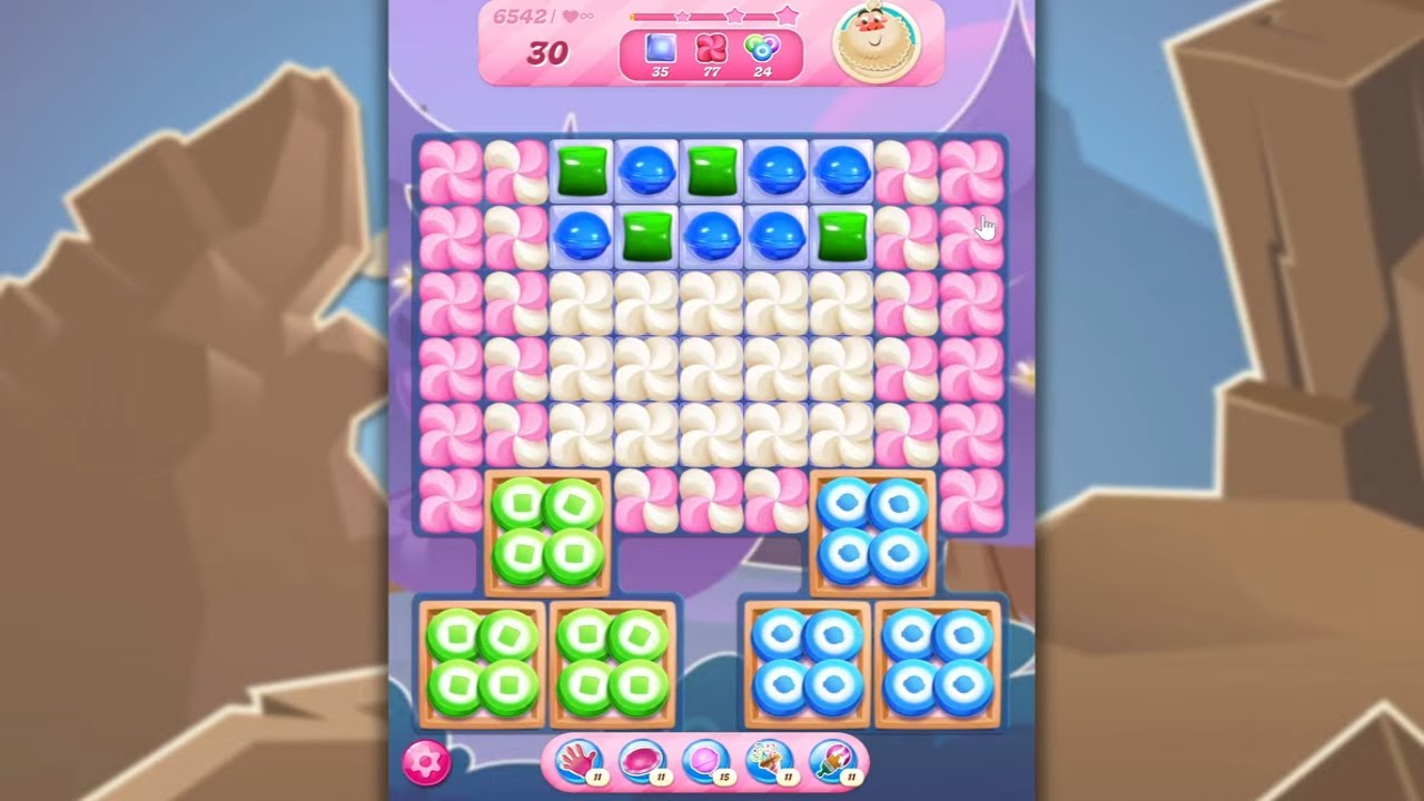 Candy Crush Saga LEVEL 6542 NO BOOSTERS (new version)🐟☑️ - YouTube