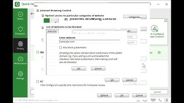 Parental Control in Quick Heal Total Security and Quick Heal Internet Security