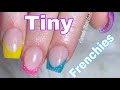 Short French acrylic nails