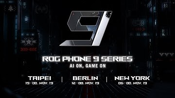 Lanceringsevenement ROG Phone 9-serie | AI AAN, GAME AAN