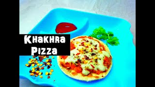 Khakhra Pizza | Healthy Snacks Recipe