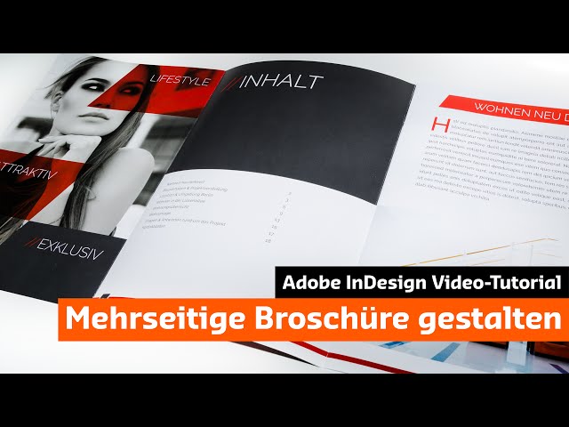 Eine Moderne Broschure Mit Indesign Gestalten Tutorial Unboxing Youtube