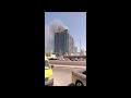 Fire near Beach Rotana Hotel Abu Dhabi