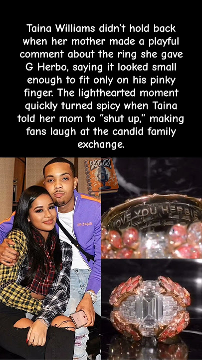 G Herbo’s baby mama Taina GOES OFF on her mom over his ring! #gherbo #shorts #viralvideo