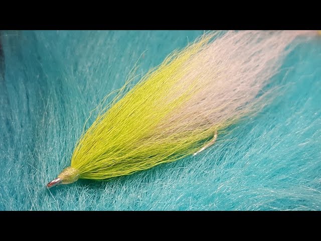 Tying a Bucktail Deceiver with Martyn White (bait fish fly) 