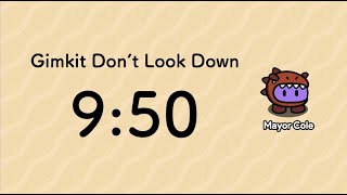 ⏱️ Speedrun Gimkit Don't Look Down in 9:50 ⏱️ (Former Personal Record)