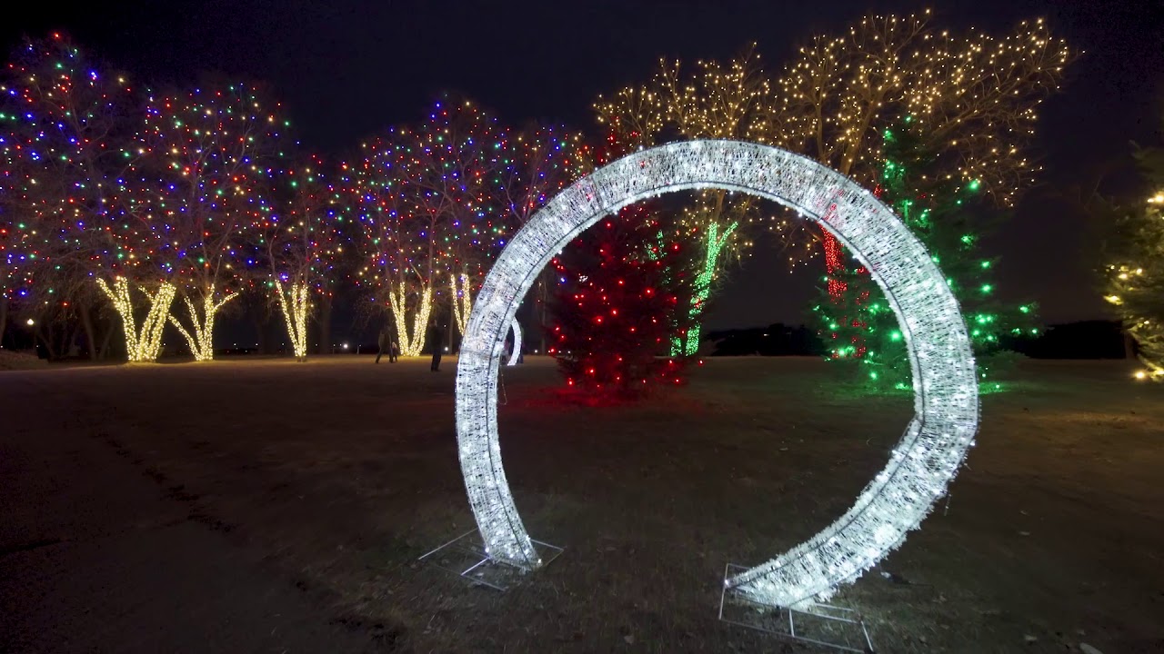 2020 Hudson Lakefront Park Christmas Lights YouTube
