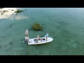 Drone view of bonefishing the marls great abaco island bahamas music