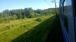 Оброшин - Ставчани: види з вікна поїзда / Obroshyn - Stavchany: landscapes from the train window