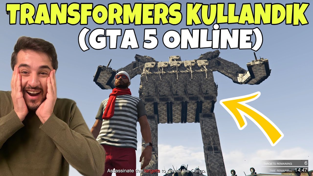 TRANSFORMERS ARABALARI VE UÇAN EV KULLANDIK! (HİLE KANKİMİZ ÇILDIRDI) -GTA 5 ONLİNE