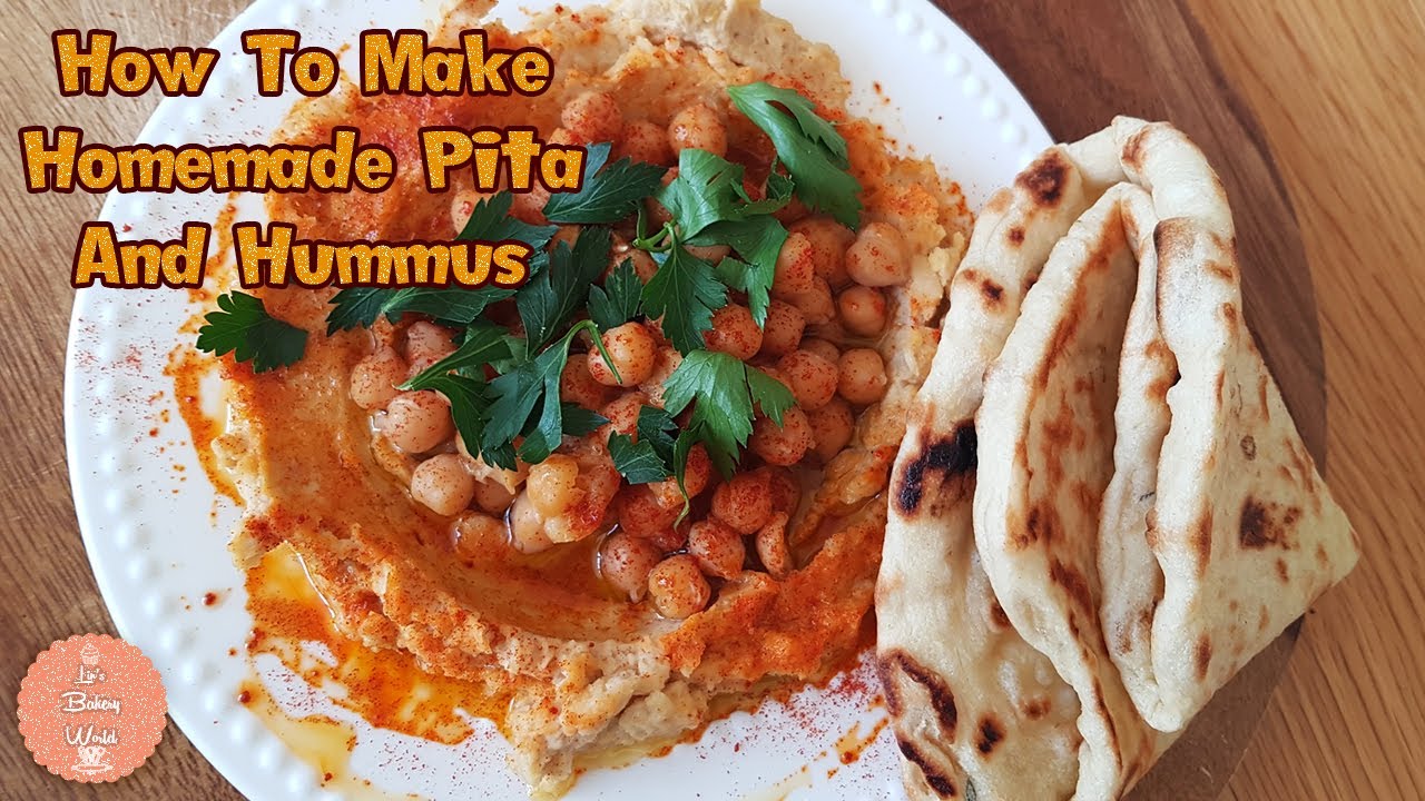 ?איך להכין חומוס ולאפה בבית בכמה דקות | How To Make Homemade Hummus and Pita